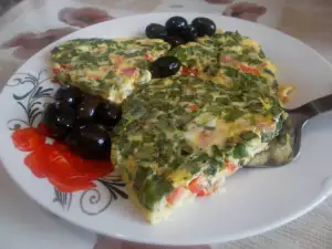 Šareni omlet u tiganju