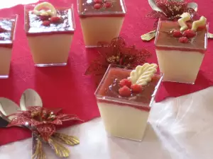 Puding od pirinča sa želeom od maline