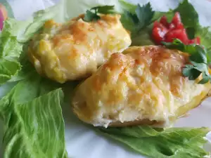 Punjen vegetarijanski krompir