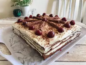 Jedinstvena patišpanj torta sa trešnjama i pavlakom