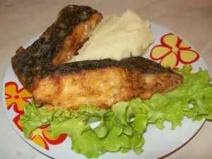 Prženi turbot sa belim lukom