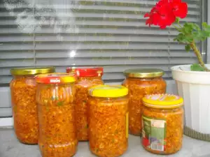 Pašteta od pečenih paprika i sira