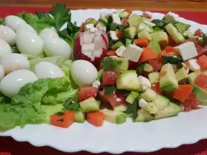 Šarena salata sa avokadom