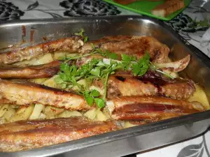 Pečena pačija krilca sa krompirom