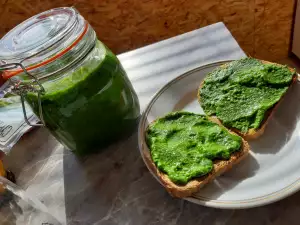 Pesto od sremuša (divljeg belog luka)