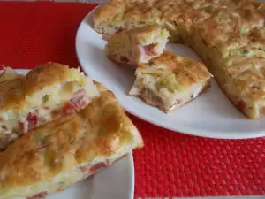 Pita od tikvica sa šunkom i parmezanom