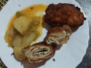 Pileće rolnice sa jabukama