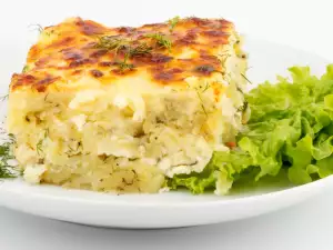 Brz gratin sa gnječenim krompirom