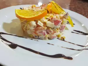 Praznična salata sa sipom