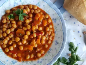 Leblebije sa šargarepom i paradajzom