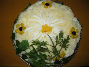 Ređana krompir salata-torta