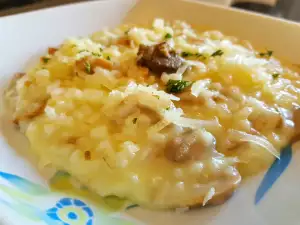 Rižoto sa pečurkama i pastom od tartufa