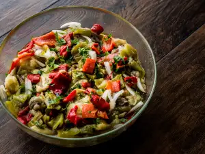 Salata od pečenog patlidžana i paprika