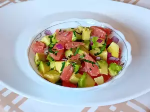 Salsa od grejpfruta i avokada