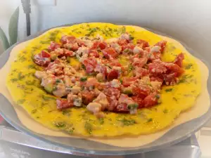 Šareni omlet sa paradajzom