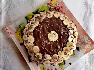 Kolač sa bananama i čokoladnim kremom