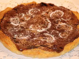 Čokoladni tart sa lisnatim testom