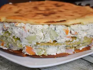 Slana torta od spanaća sa krompirom