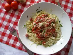 Špagete sa ćufticama i marinara sosom