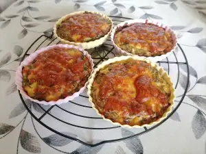 Kiš od spanaća sa sirom i kukuruzom