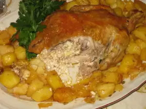 Pile punjeno sirom i kačkavaljem