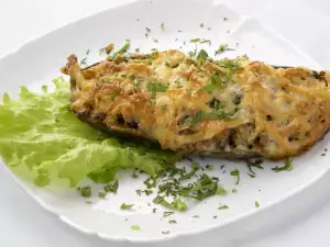 Patlidžan punjen heljdom i slaninom