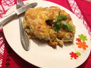 Sultan kebab sa Bešamel sosom