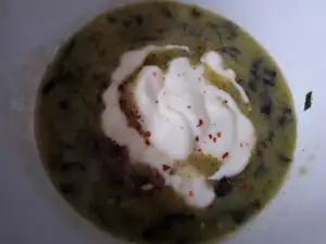 Supa od zelja sa kiselim mlekom