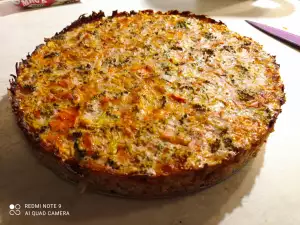 Tart bez testa od brokolija sa nadevom