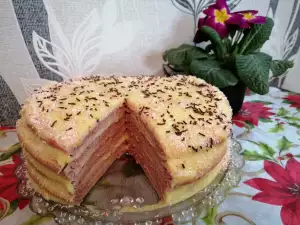 Torta od razvijenih kora sa kremom od pomorandže