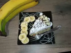 Banana jogurt torta