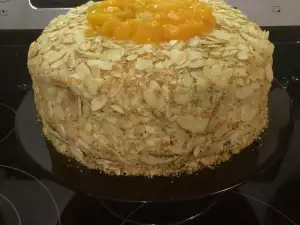 Torta sa bademima i breskvama