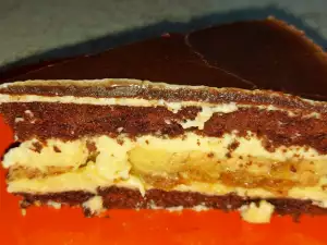 Torta sa krem karamelom i čokoladom