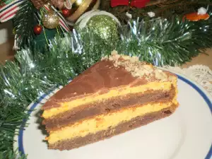 Čokoladna torta sa kremom od bundeve