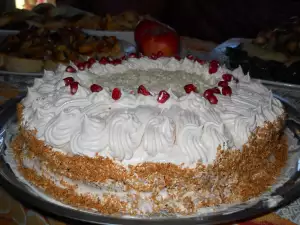 Torta sa kaki jabukama i tiramisu kremom