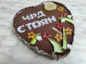 Zdrava čokoladna torta sa orasima i urmama