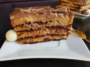 Torta sa kakao keksom i Dulce de leche-om