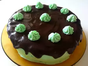 Čokoladna torta sa kremom od mente