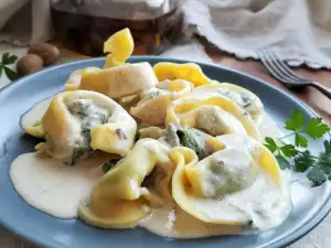 Torteline sa sosom Gorgonzola