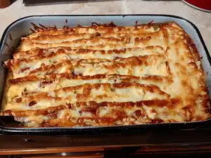 Lenja pita sa tortiljom i kačkavaljem