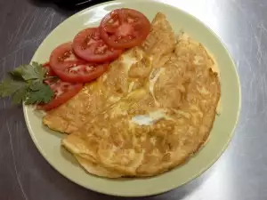 Tradicionalni omlet sa paradajzom i kačkavaljem