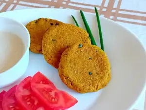 Vegan burger sa leblebijama i bulgurom