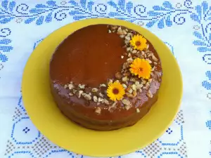 Vegan karamel torta sa orasima