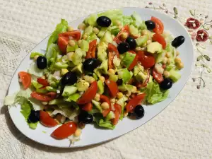 Veganska salata sa leblebijom