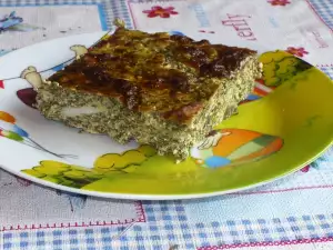 Zeleno zapečeno jelo sa koprivom i zeljem