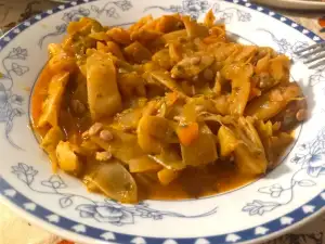 Dinstana boranija sa paradajzom i šargarepom