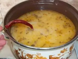 Supa s prazilukom i rasolom iz kupusa
