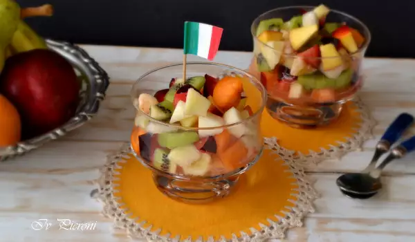 Italijanska voćna salata Macedonia