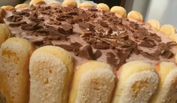 Torta sa piškotama sa čokoladom i bananama