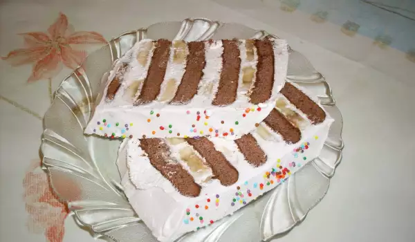 Najukusnija keks torta sa bananama